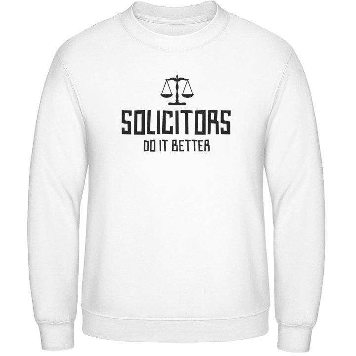 Solicitors Do It Better Sweatshirt contain pic