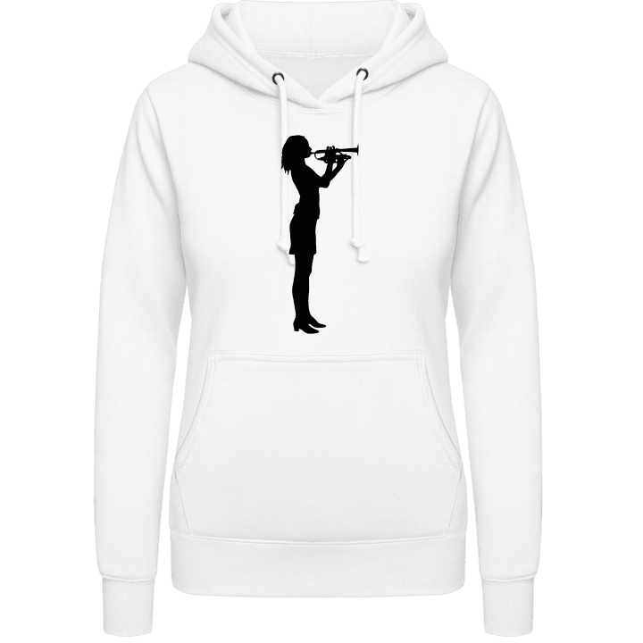 Female Trumpet Player Vrouwen Hoodie contain pic