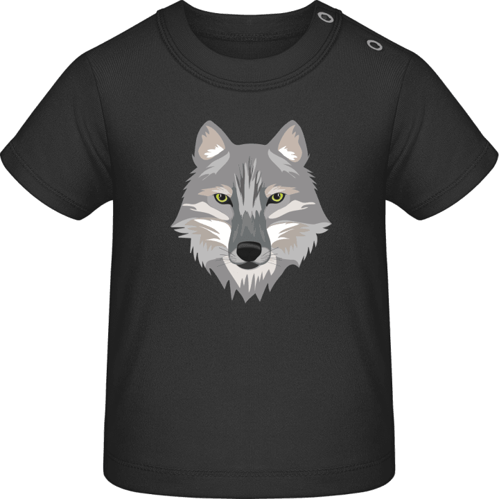 Wolf Face Baby T-skjorte 0 image