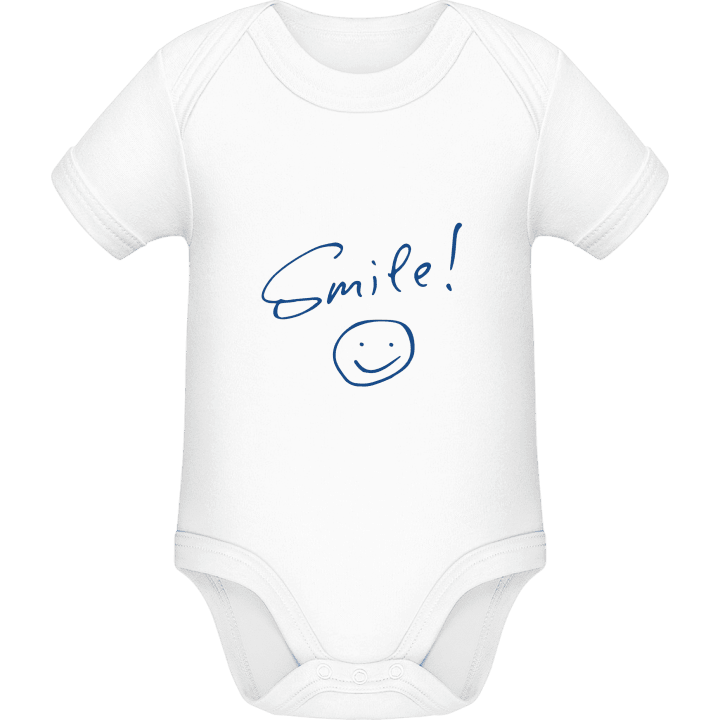 Smile Please Baby Romper contain pic
