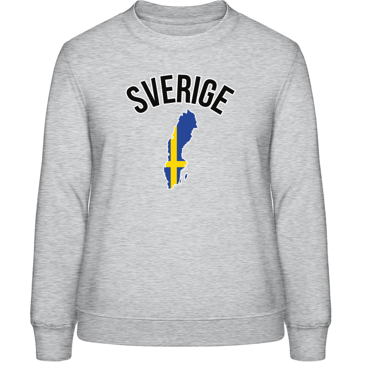 Sverige Map Sweatshirt för kvinnor 0 image