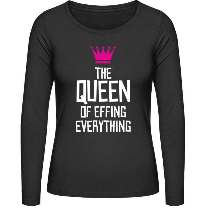 The Queen Of Effing Everything Kvinnor långärmad skjorta 0 image