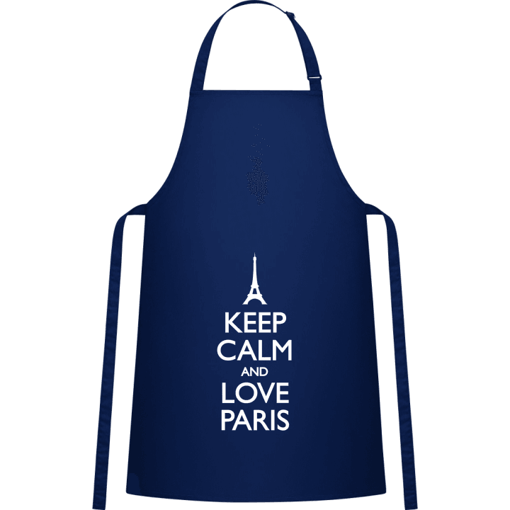 Keep Calm and love Paris Delantal de cocina contain pic
