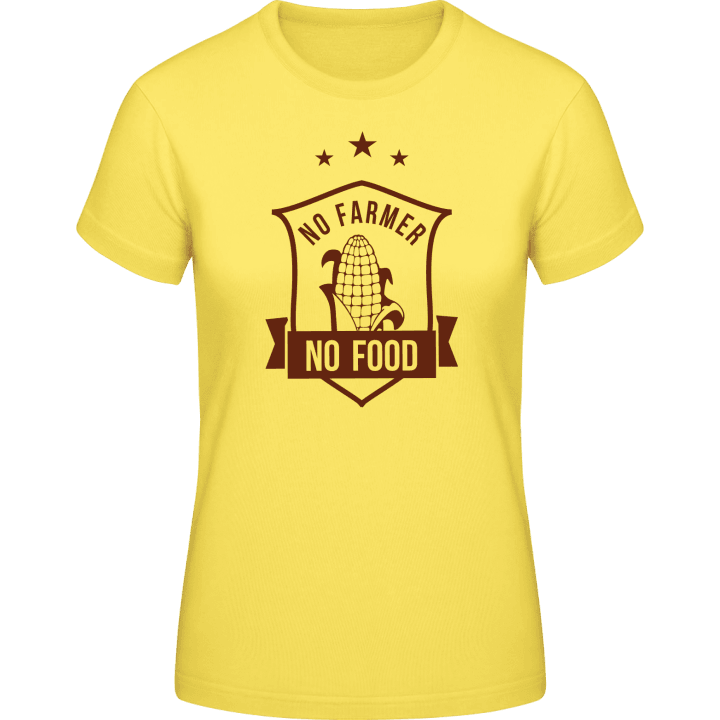 No Farmer No Food Vrouwen T-shirt contain pic