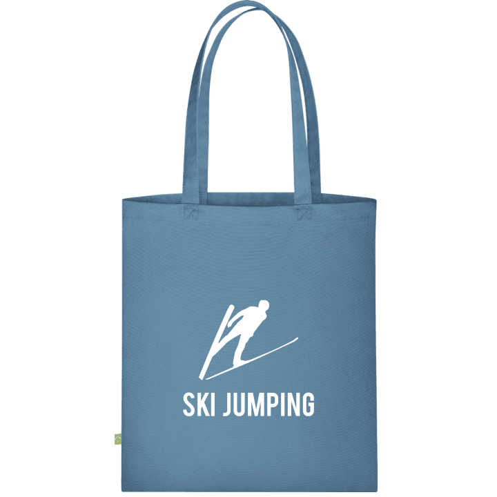 Skispringen Silhouette Stofftasche contain pic
