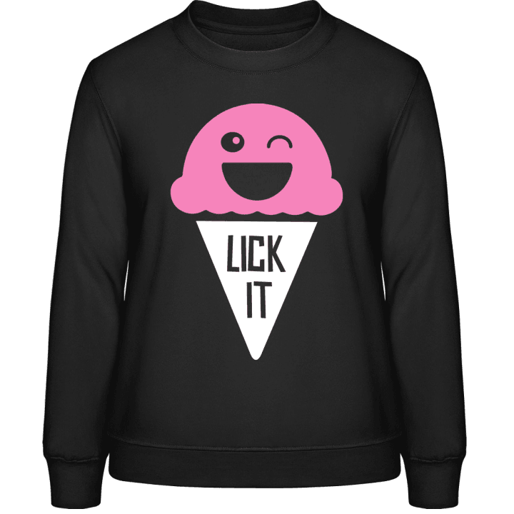 Lick It Ice Cream Sweat-shirt pour femme contain pic