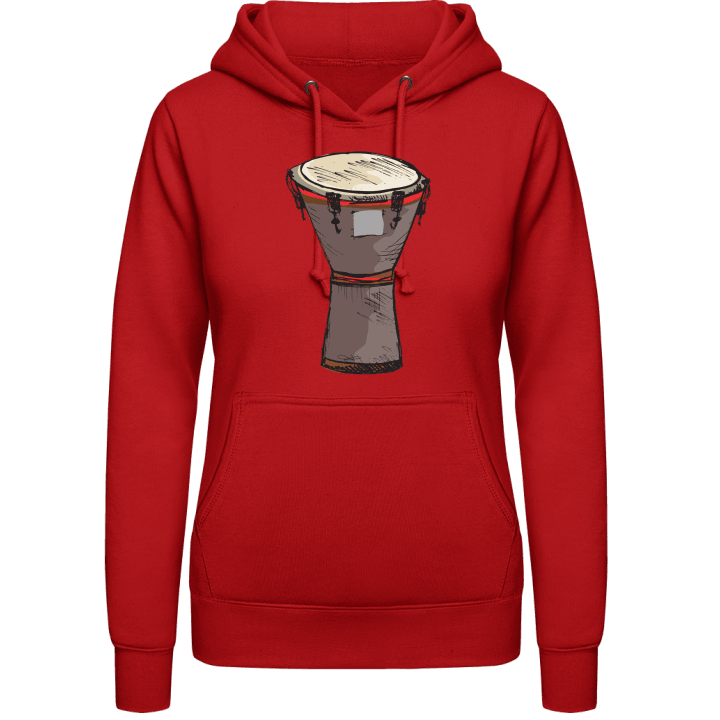 Percussion Illustration Vrouwen Hoodie contain pic