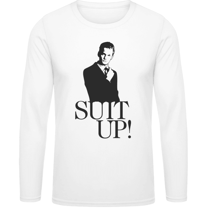 Suit Up Barney Long Sleeve Shirt 0 image