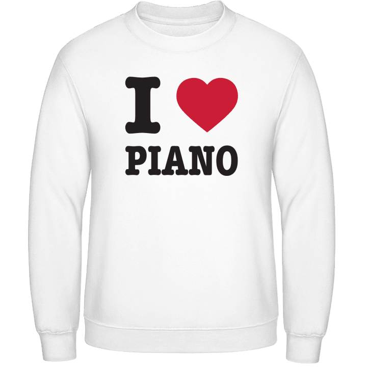 I Love Piano Tröja contain pic
