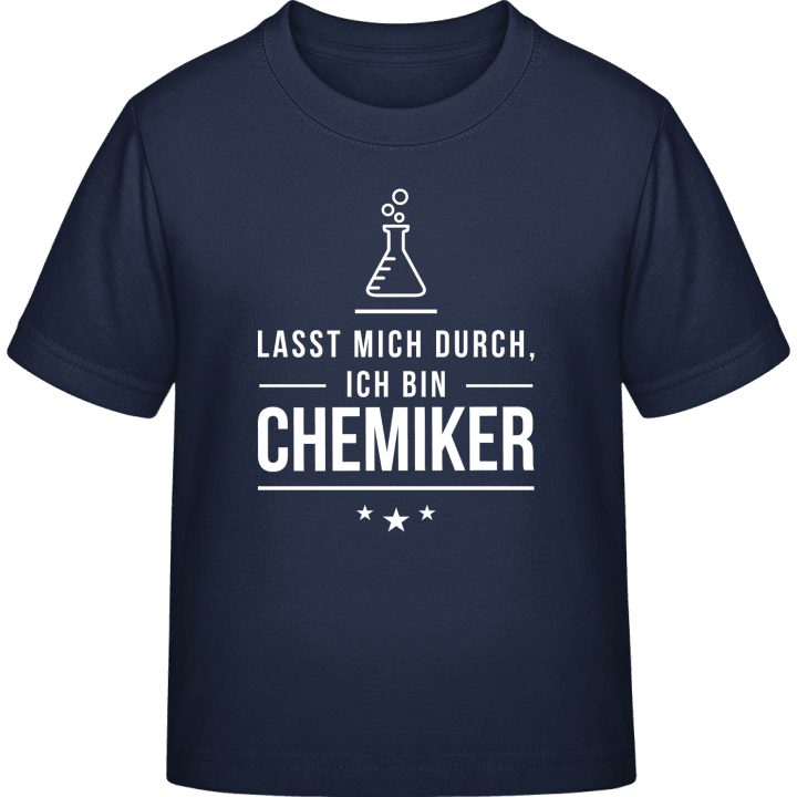 Lasst mich durch ich bin Chemiker T-skjorte for barn contain pic