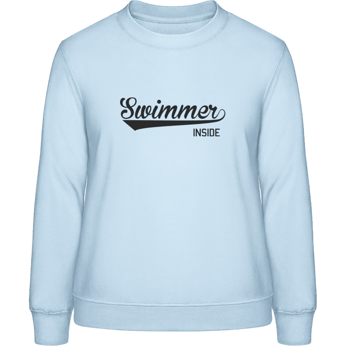 Swimmer Inside Sweatshirt för kvinnor contain pic