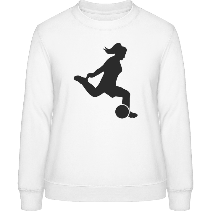 Female Soccer Illustration Frauen Sweatshirt 0 image