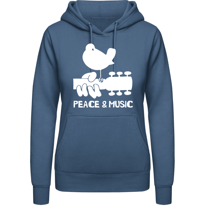 Peace And Music Hoodie för kvinnor contain pic