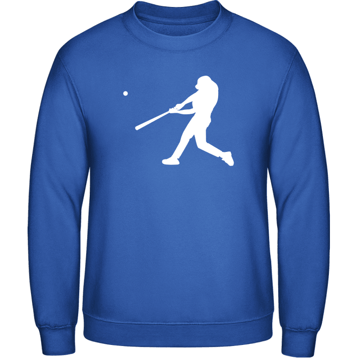 Baseball Player Silhouette Sweatshirt 0 image