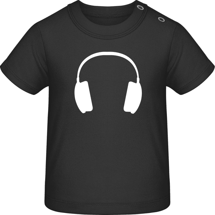 Headphone Silhouette Baby T-skjorte contain pic