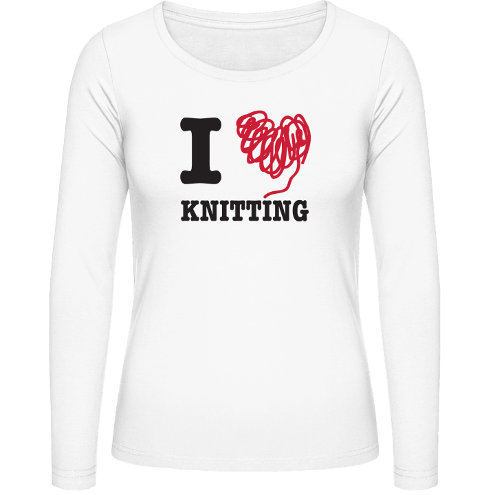 I Love Knitting Frauen Langarmshirt 0 image