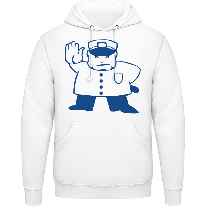 Police Cannot Pass Illustration Hoodie 0 image