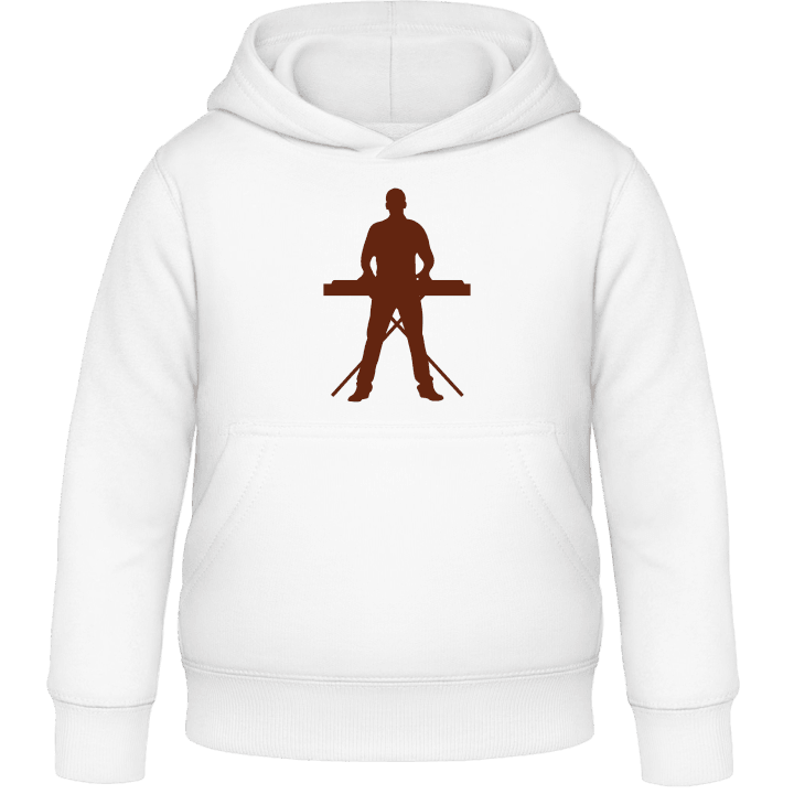 Keyboard Player Silhouette Barn Hoodie contain pic