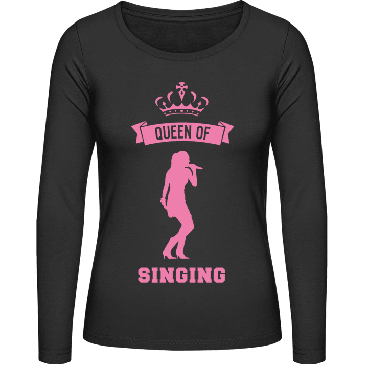Queen of Singing Kvinnor långärmad skjorta contain pic