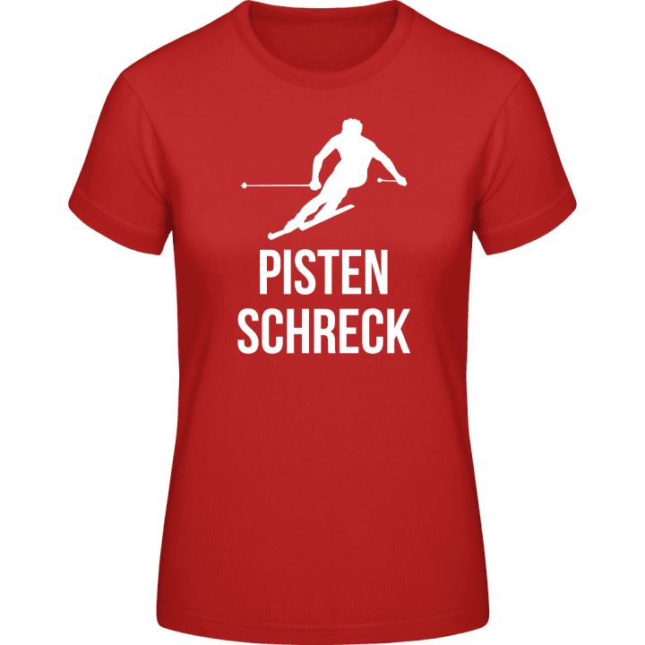 Pistenschreck Skifahrer T-shirt pour femme contain pic