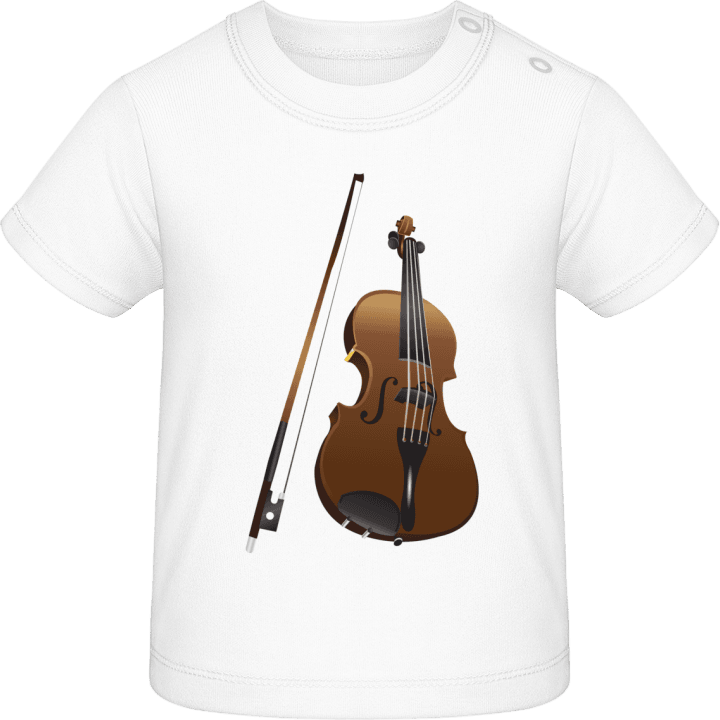 Violin Realistic Baby T-skjorte contain pic
