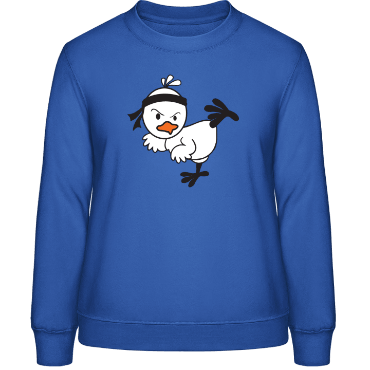 Karate Bird Comic Sweatshirt för kvinnor contain pic