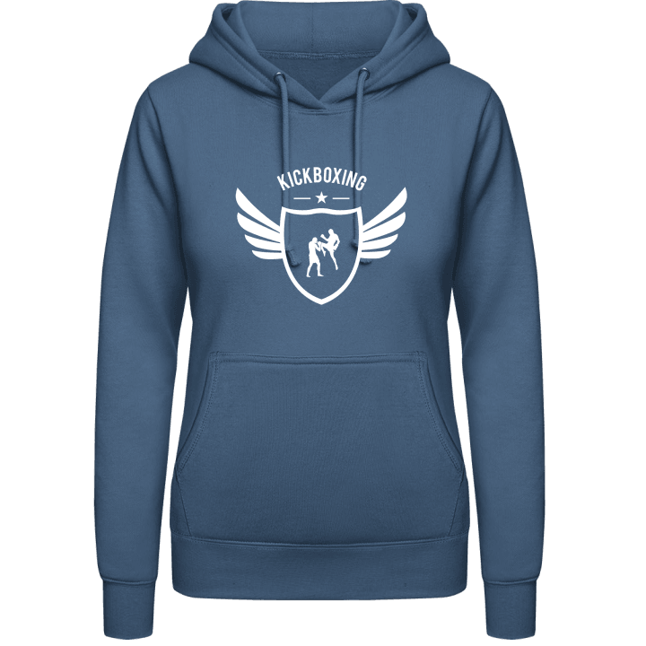 Kickboxing Winged Vrouwen Hoodie contain pic