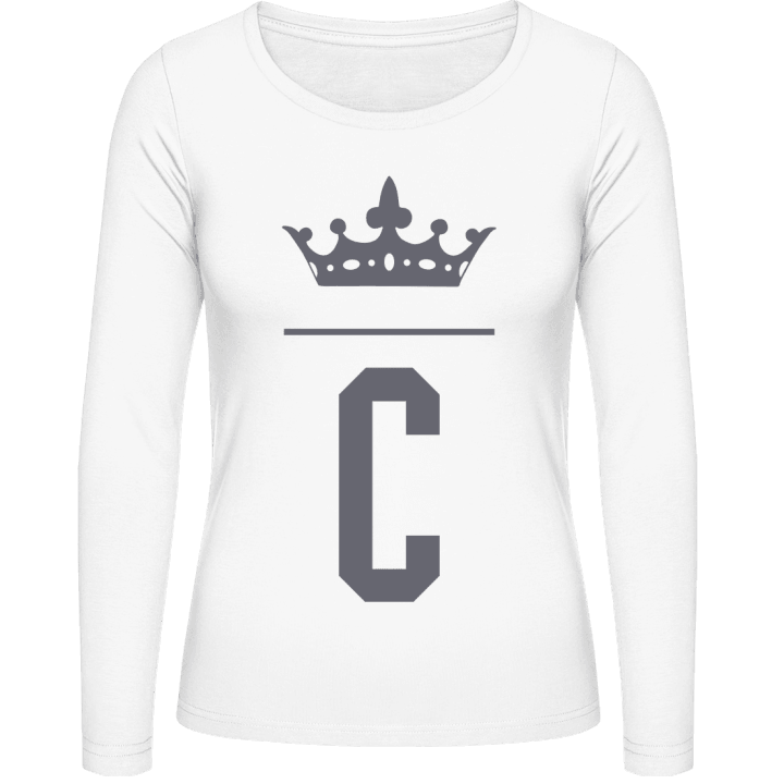 C Name Initial Langermet skjorte for kvinner 0 image