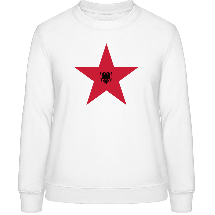 Albanian Star Sweatshirt för kvinnor contain pic