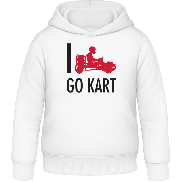 I Love Go Kart Felpa con cappuccio per bambini contain pic