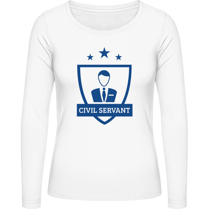 Civil Servant Coat Of Arms Langermet skjorte for kvinner 0 image