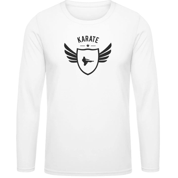 Karate Winged Shirt met lange mouwen contain pic