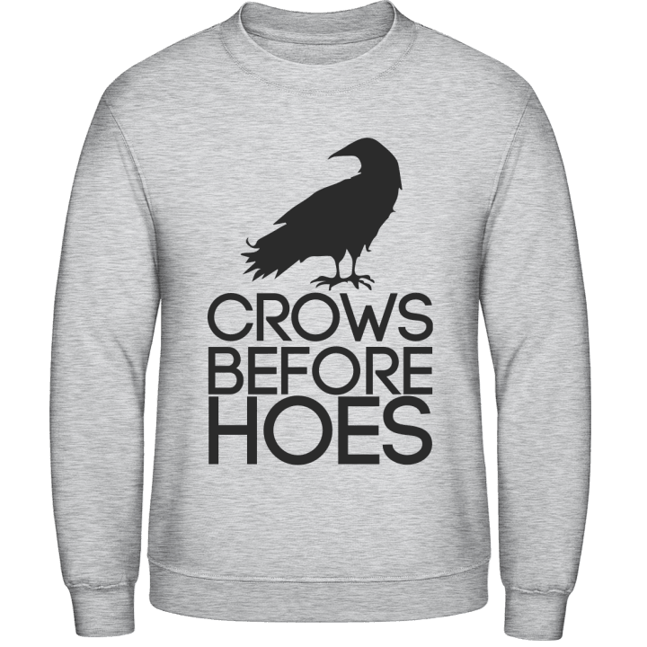 Crows Before Hoes Design Sweatshirt 0 image