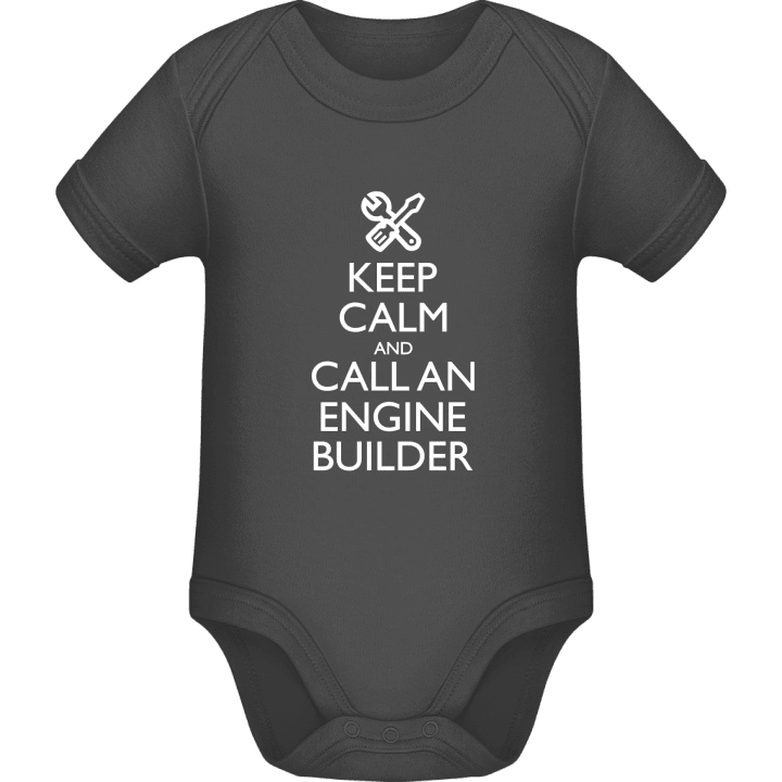 Keep Calm And Call A Machine Builder Baby Strampler contain pic