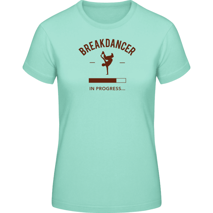 Breakdancer in Progress T-shirt för kvinnor contain pic