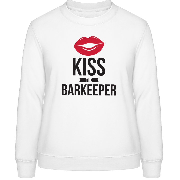 Kiss The Barkeeper Frauen Sweatshirt contain pic