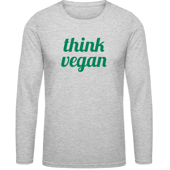 Think Vegan Langarmshirt contain pic