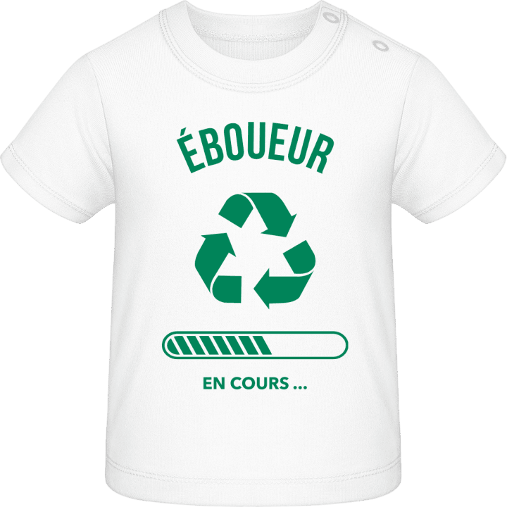 Éboueur en cours T-shirt för bebisar contain pic
