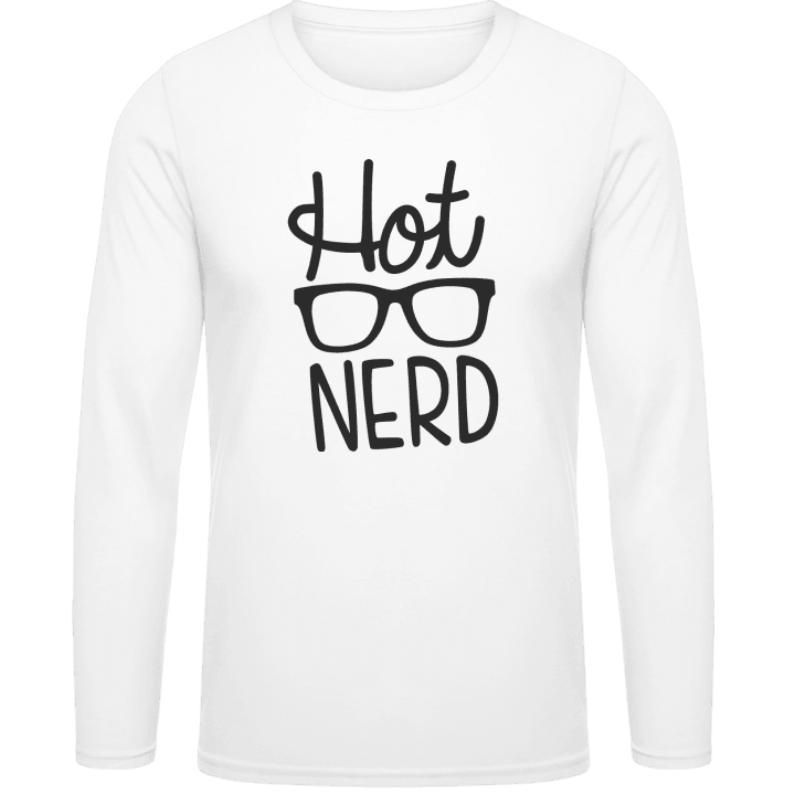 Hot Nerd T-shirt à manches longues contain pic