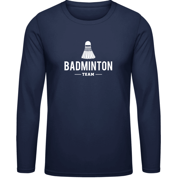 Badminton Team Shirt met lange mouwen contain pic