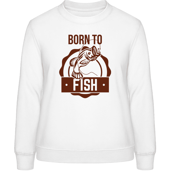 Born To Fish Logo Genser for kvinner 0 image