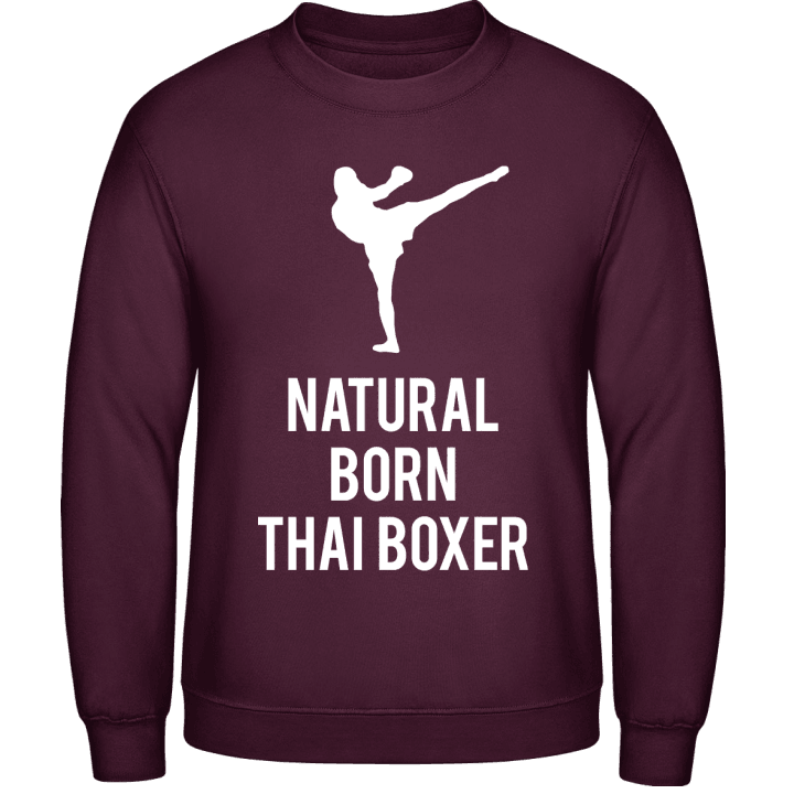 Natural Born Thai Boxer Sweatshirt contain pic