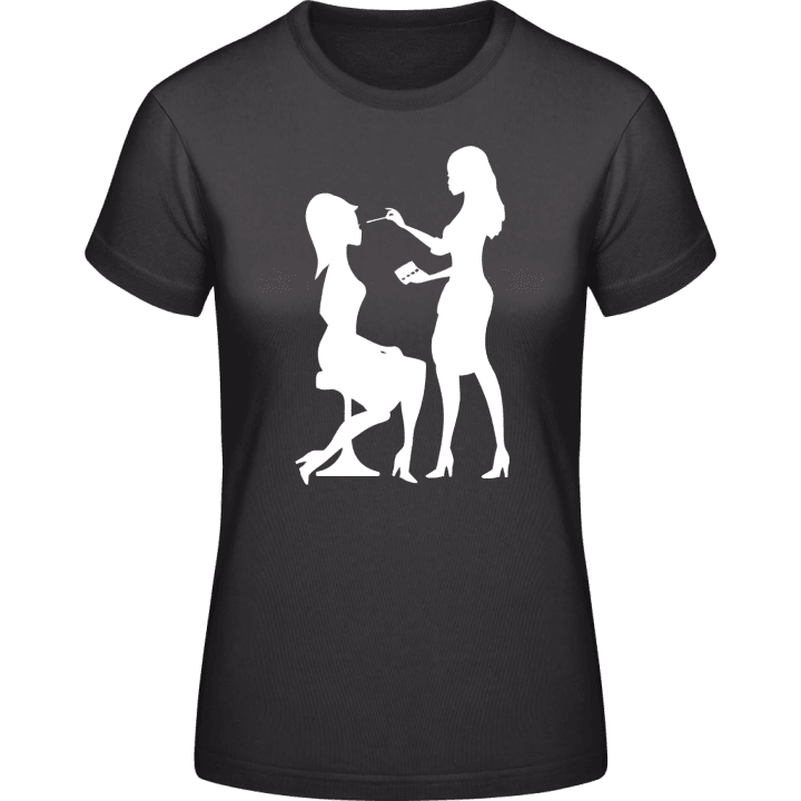 Beautician Silhouette Frauen T-Shirt 0 image