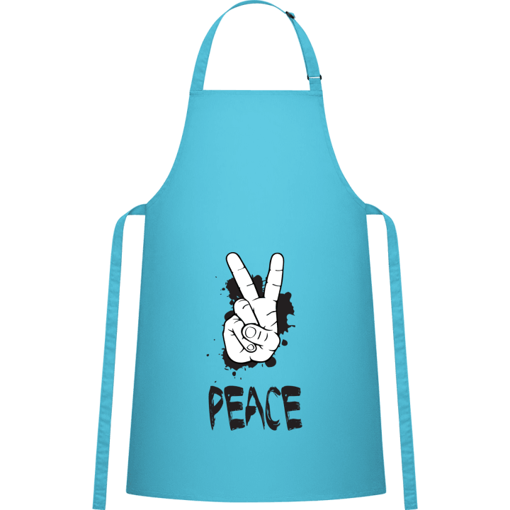 Peace Victory Delantal de cocina contain pic