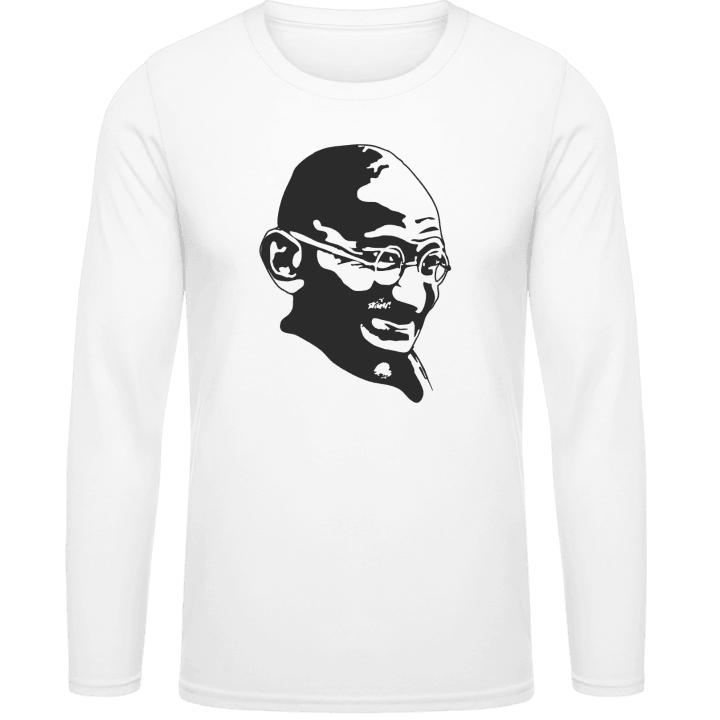 Mahatma Gandhi Langarmshirt contain pic
