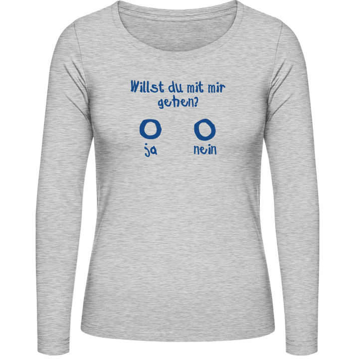 Date Frauen Langarmshirt contain pic