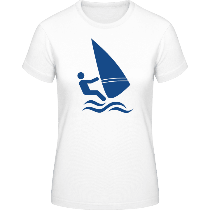 Windsurfer Icon T-skjorte for kvinner contain pic