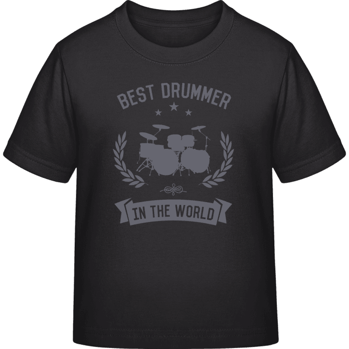 Best Drummer In The World Maglietta per bambini contain pic