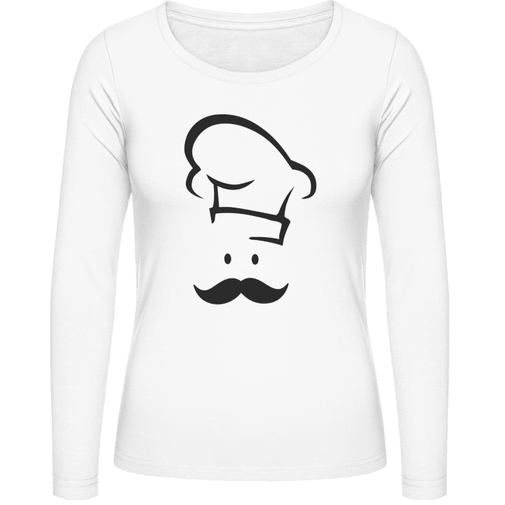 Cook Face Women long Sleeve Shirt contain pic
