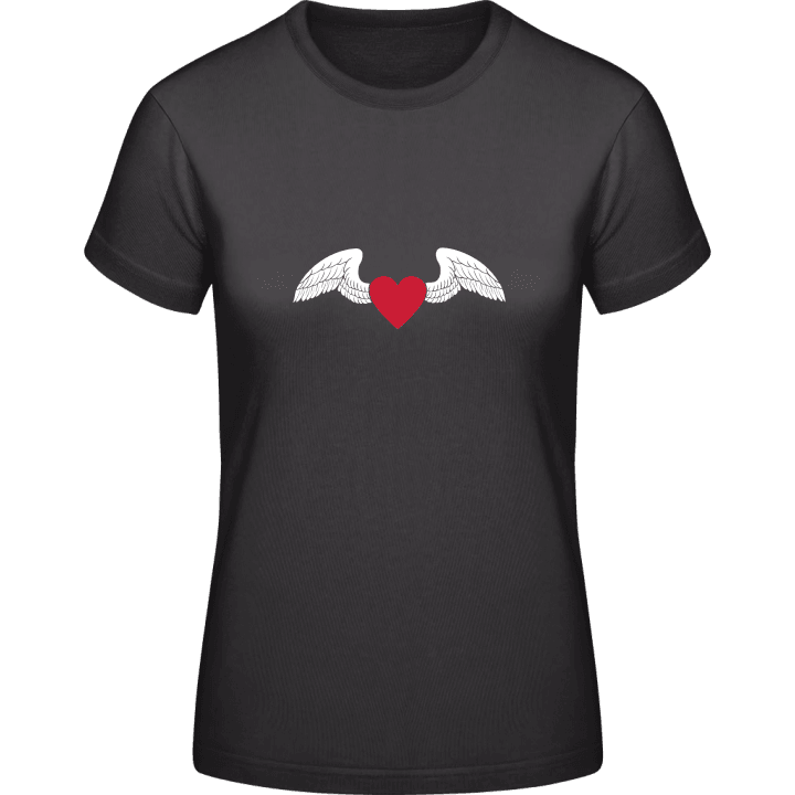 Heart With Wings T-shirt til kvinder 0 image
